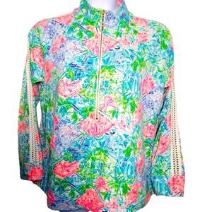 Lilly Pulitzer Skipper Popover in Very Hard to Find Bohemian Queen Size XL